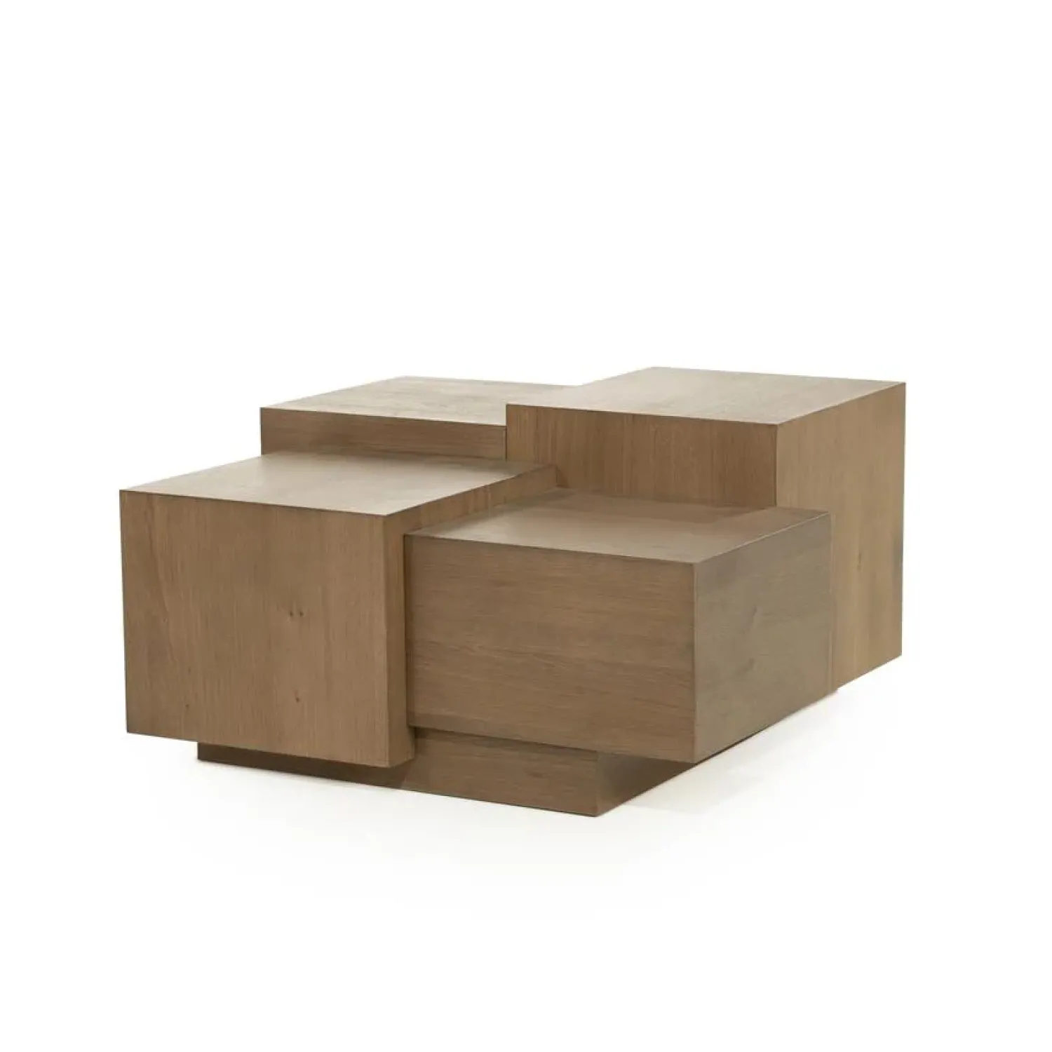 Eleonora Salontafels|Salontafel Quinten vierkant bruin 80cm