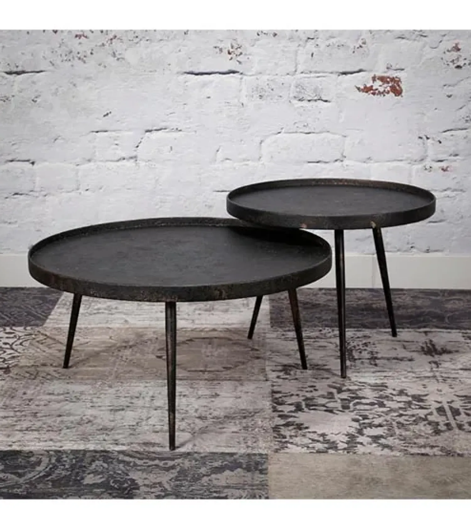 Kalfort Salontafels|Salontafel set industrieel Marcos