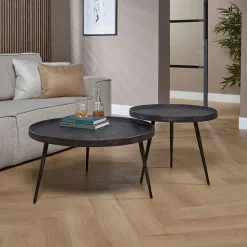 Kalfort Salontafels|Salontafel set industrieel Marcos
