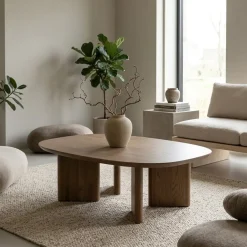 Eleonora Salontafels|Salontafel Stef medium Bruin 100cm
