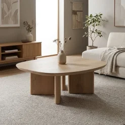 Eleonora Salontafels|Salontafel Stef small Naturel 80cm