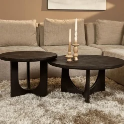 Furndea Salontafels|Salontafel Suus Zwart 80 cm