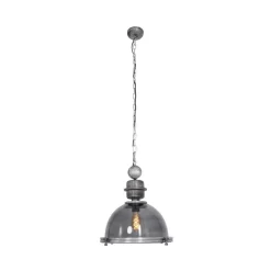Steinmex Hanglampen|Sammy 1-lichts Hanglamp Grijs 45cm