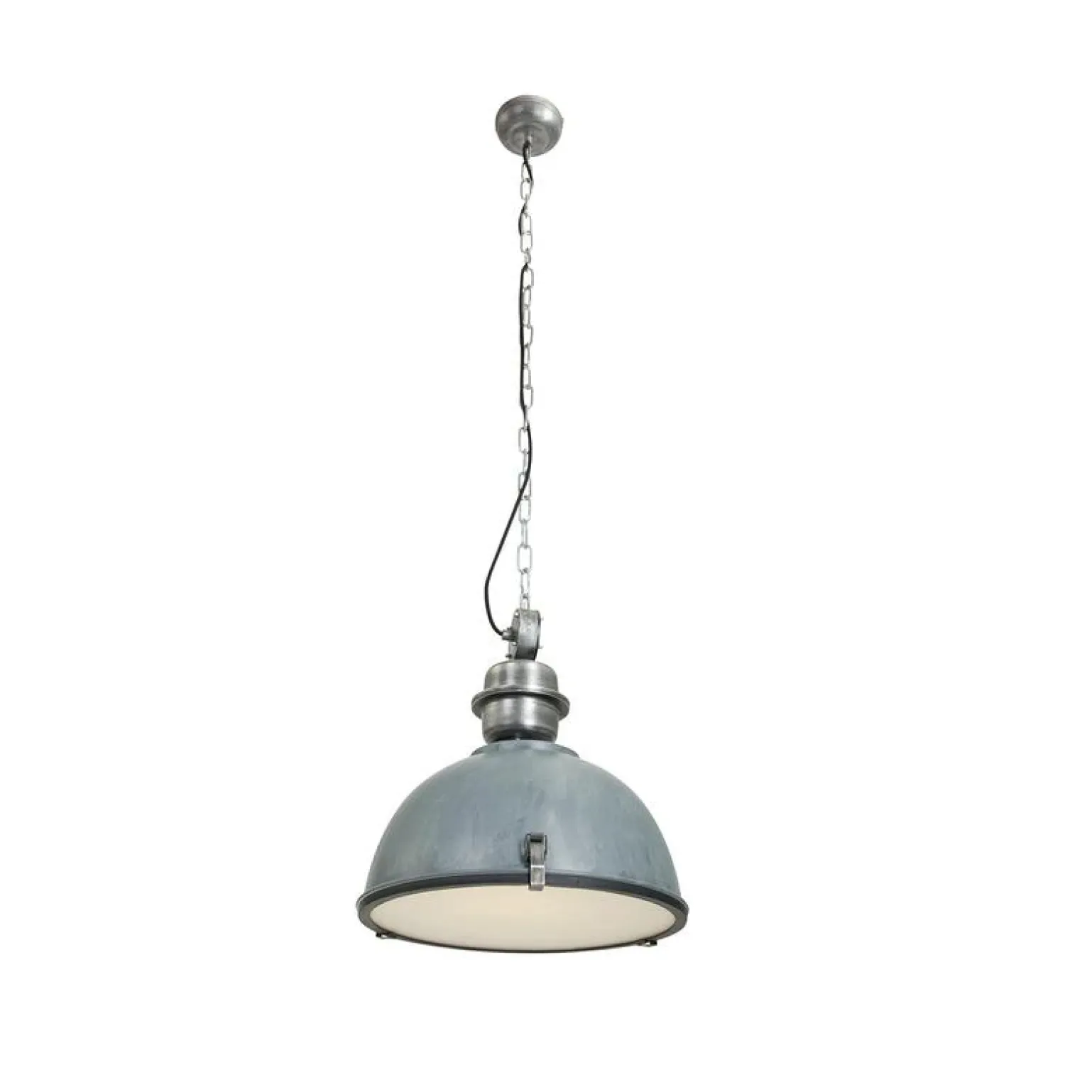 Steinmex Hanglampen|Sammy 1-lichts Hanglamp Grijs 42cm