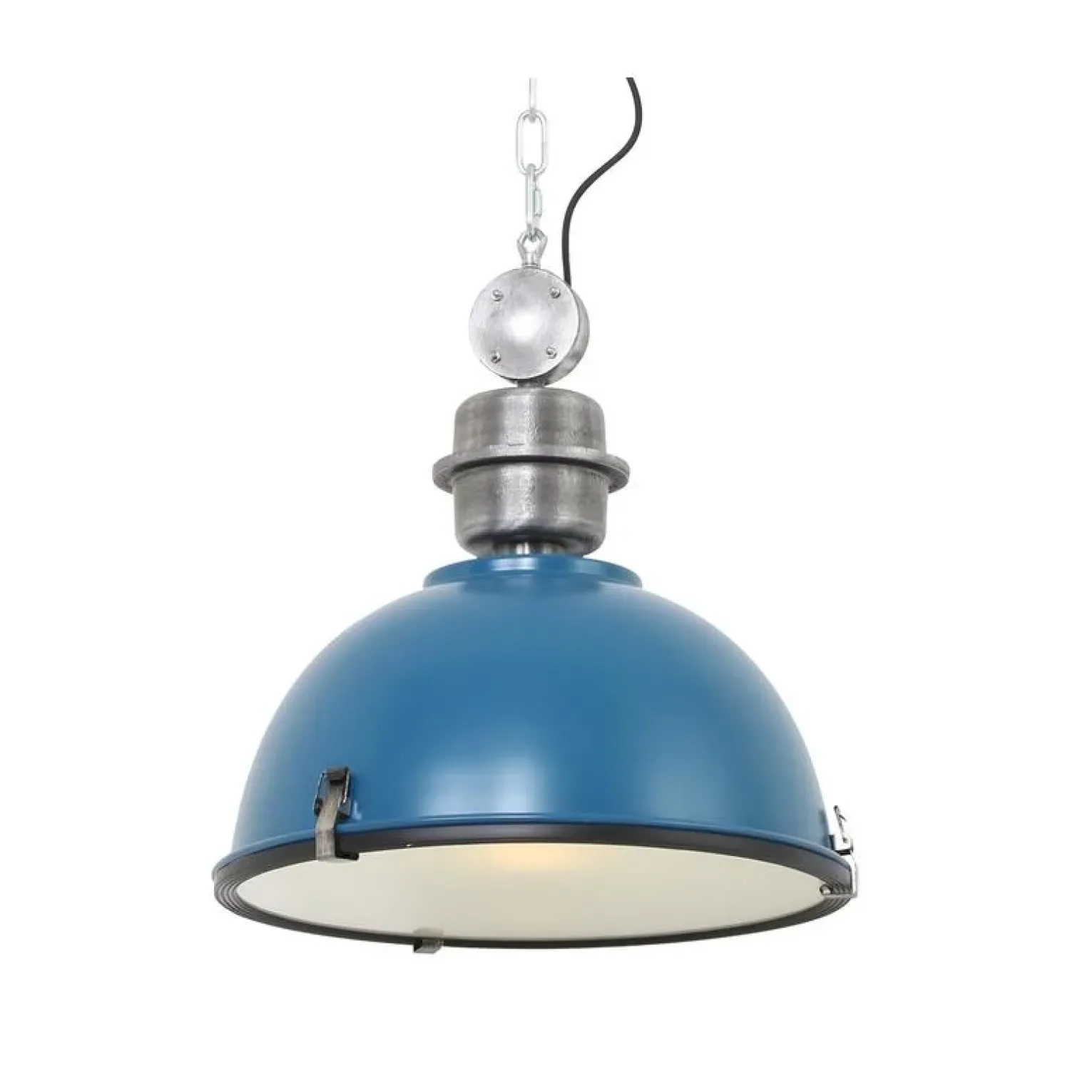 Steinmex Hanglampen|Sammy 1-lichts Hanglamp Petrol 42cm