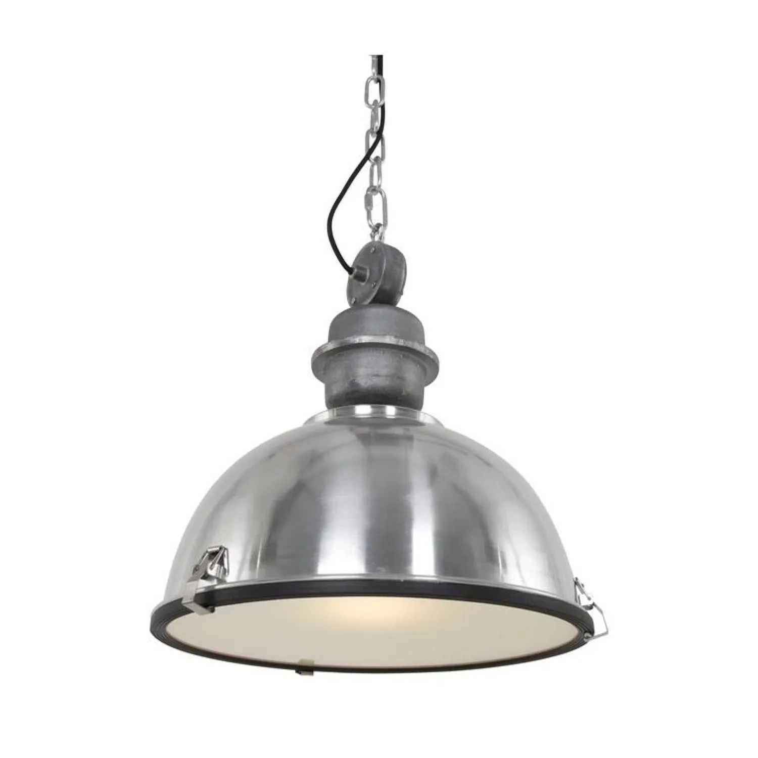 Steinmex Hanglampen|Sammy 1-lichts Hanglamp Staal 42cm