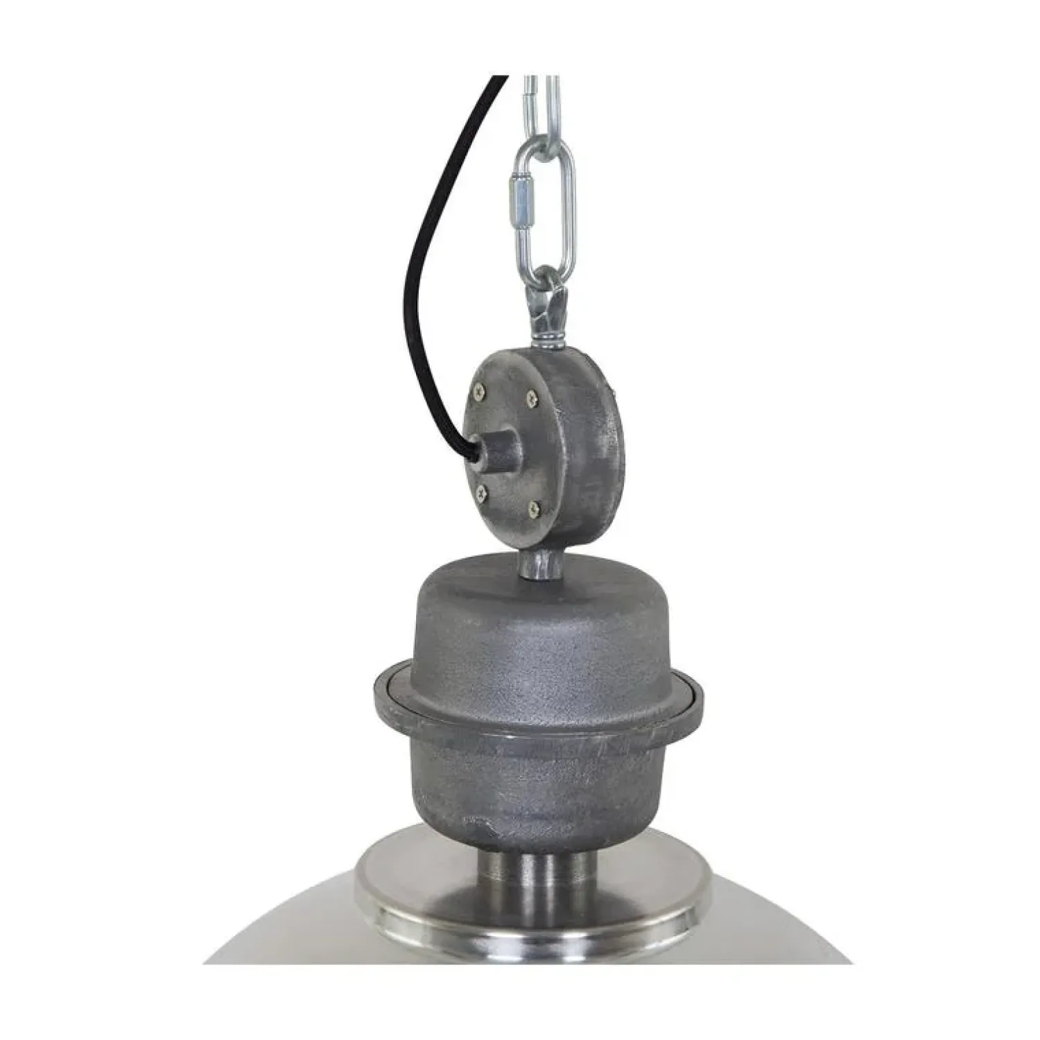 Steinmex Hanglampen|Sammy 1-lichts Hanglamp Staal 42cm