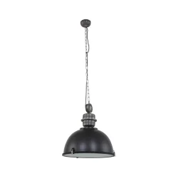 Kalfort Hanglampen|Sammy 1-lichts Hanglamp XL Zwart 52cm