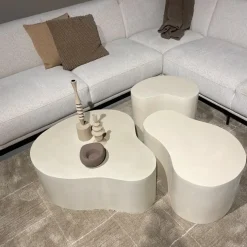 Livingfurn Salontafels|Sandy organische Salontafel Zand 70cm