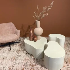 Livingfurn Salontafels|Sandy organische Salontafel Zand 50cm