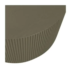 WOOOD Bijzettafels|Sanne Bijzettafel Rond MDF Militair Groen 60cm
