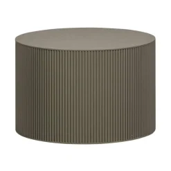 WOOOD Bijzettafels|Sanne Bijzettafel Rond MDF Militair Groen 60cm
