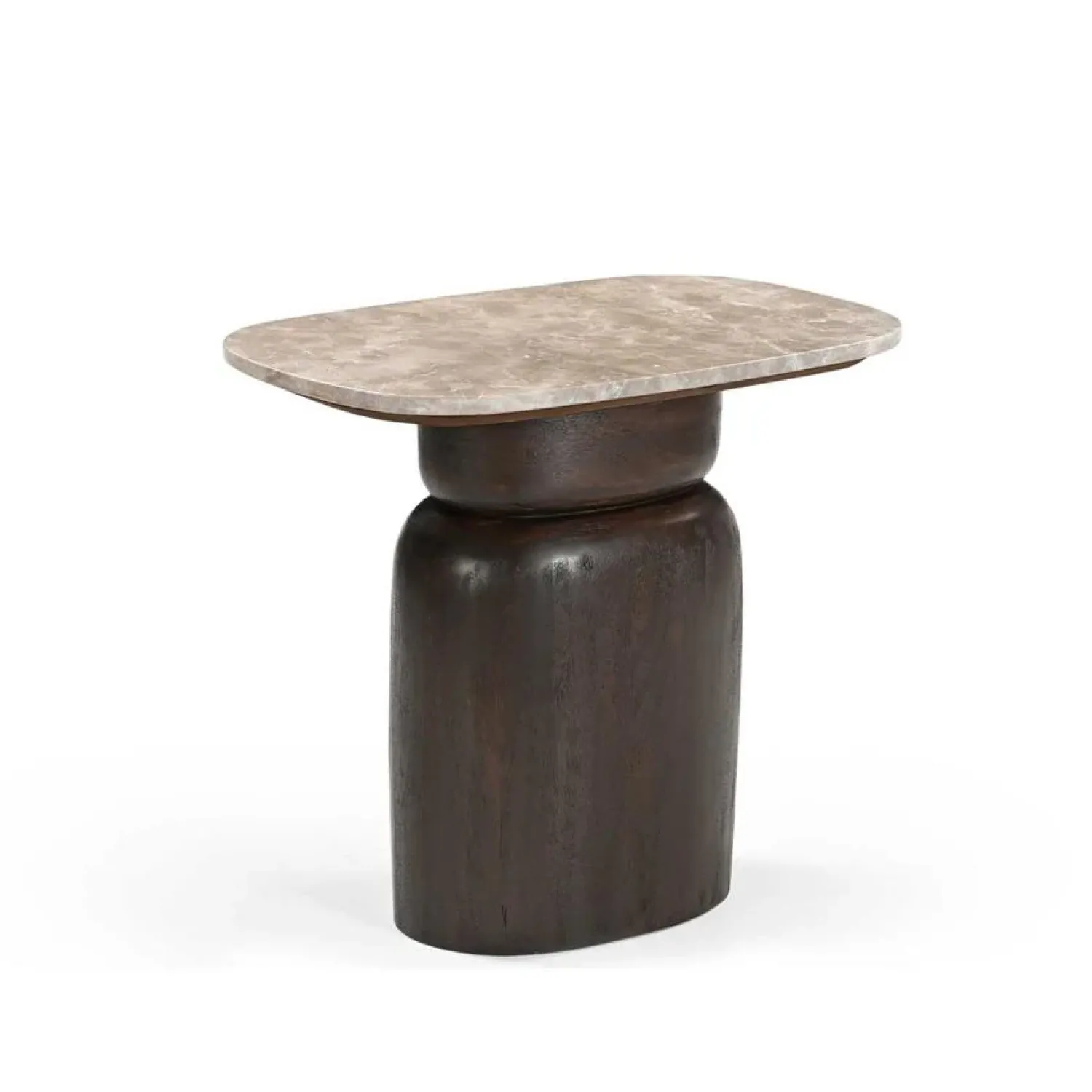 Furndea Bijzettafels|Santo Bijzettafel Marmer 56 cm