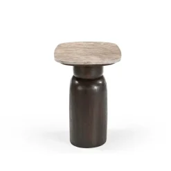 Furndea Bijzettafels|Santo Bijzettafel Marmer 56 cm