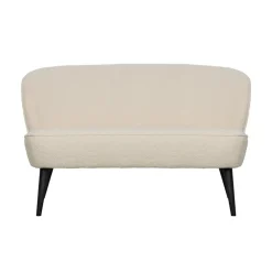 WOOOD Eetkamerbanken|Eetkamerbanken|Sara Bankje Boucle Creme 110cm