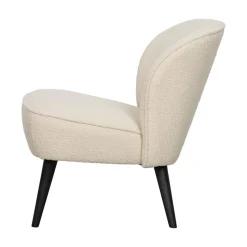 WOOOD Fauteuils|Sara Fauteuil Boucle Creme