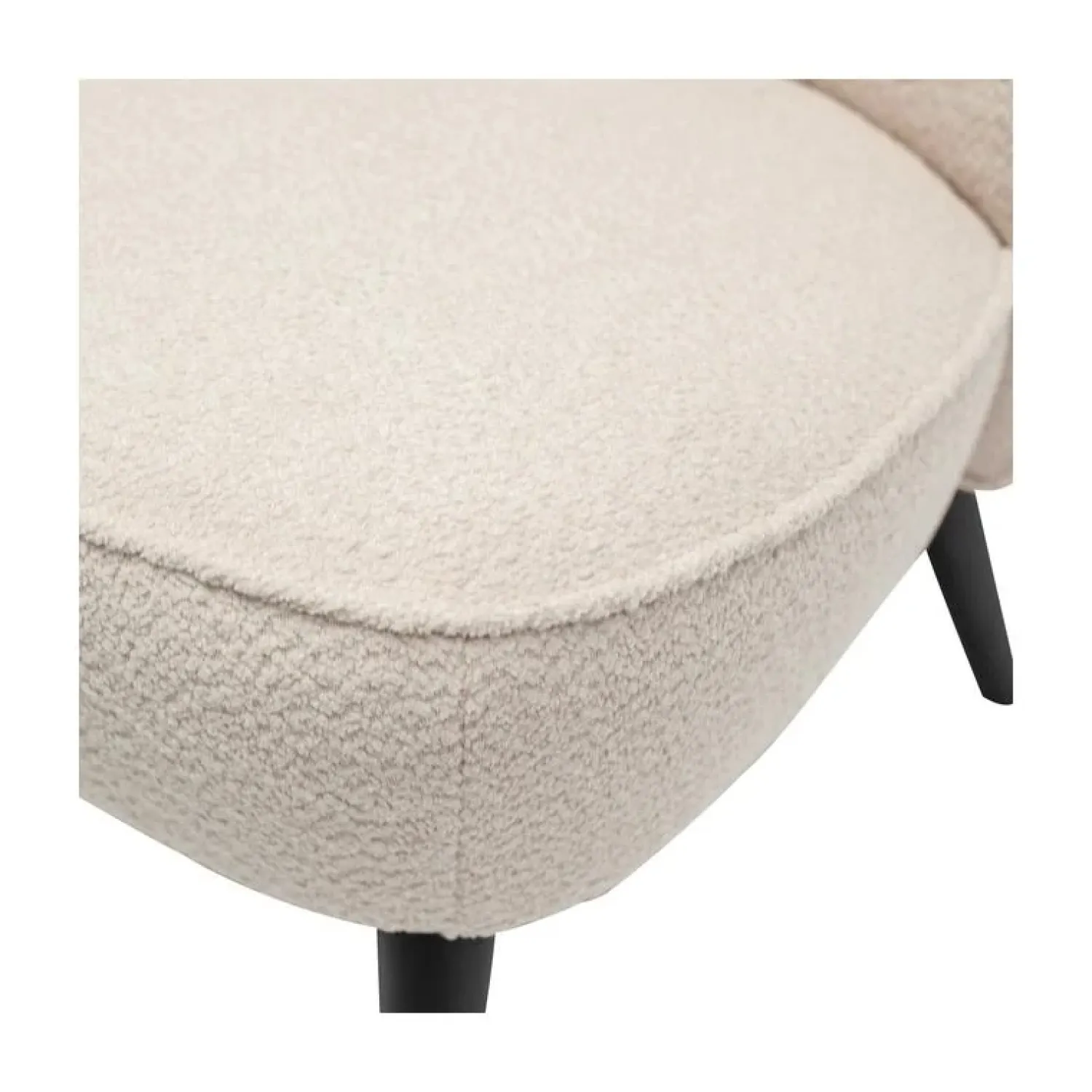 WOOOD Fauteuils|Sara Fauteuil Boucle Creme