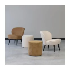 WOOOD Fauteuils|Sara Fauteuil Boucle Creme