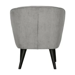 WOOOD Fauteuils|Sara Fauteuil Ribstof Verweerd Groen