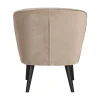 WOOOD Fauteuils|Sara Fauteuil Velvet Khaki