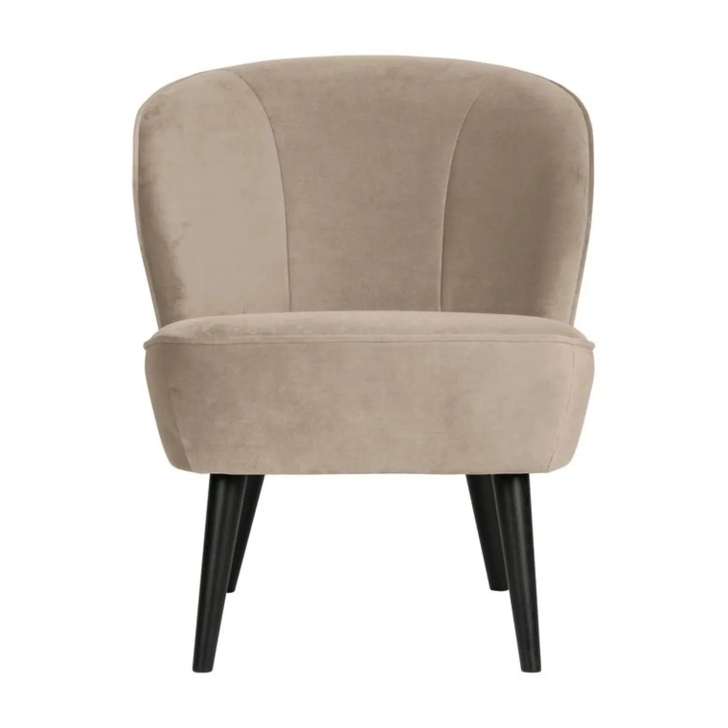 WOOOD Fauteuils|Sara Fauteuil Velvet Khaki
