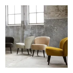WOOOD Fauteuils|Sara Fauteuil Velvet Oud Roze
