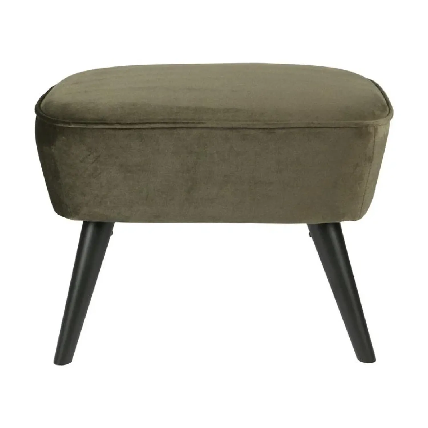 WOOOD Hockers|Sara Hocker Op Poten Velvet Warm Groen 56cm