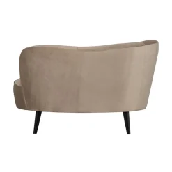 WOOOD Loungebanken|Fauteuils|Sara Lounge Fauteuil Links Velvet Khaki 112cm