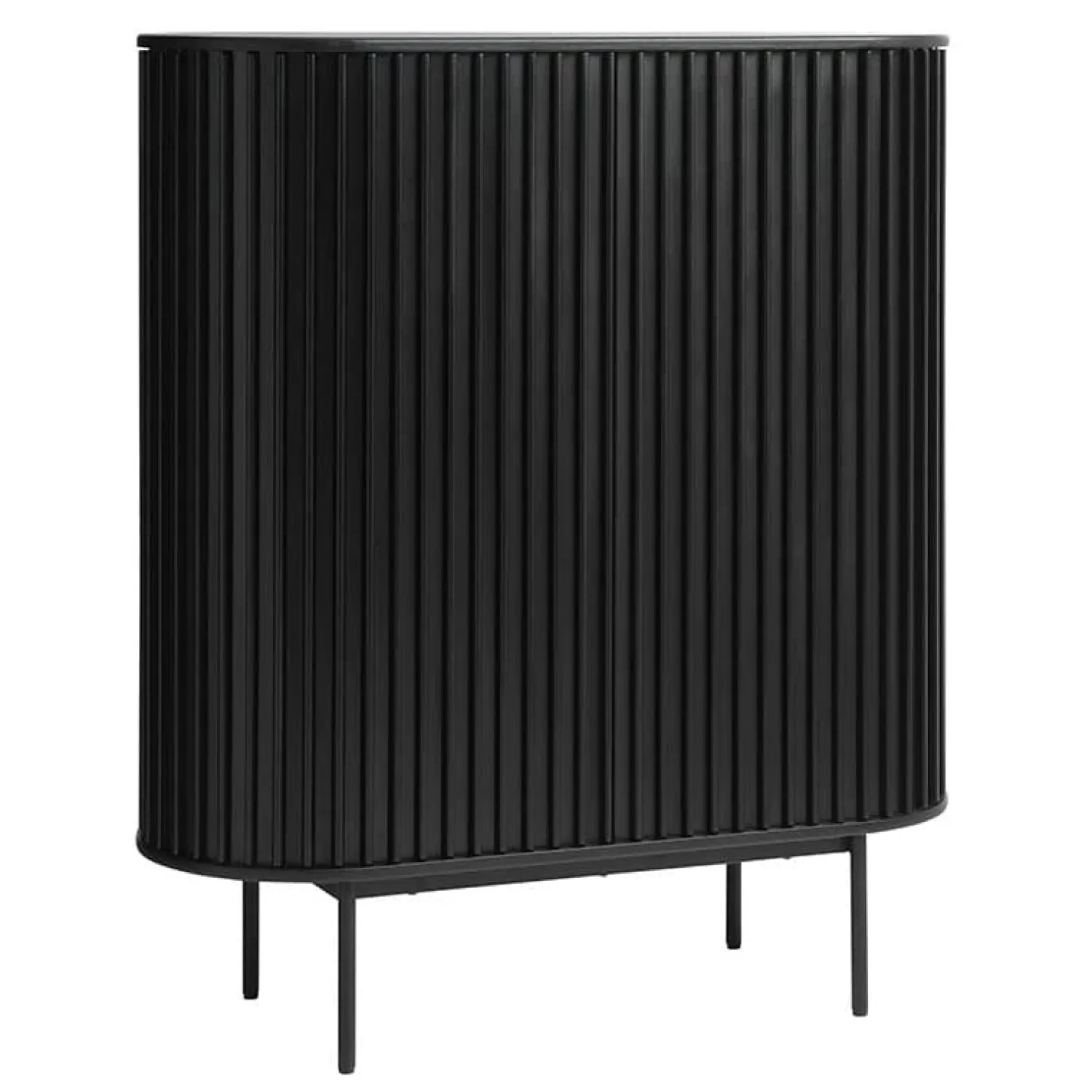 LykkeHome Wandkasten|Industriele Kasten|Sarita wandkast zwart eikenhoutfineer 110cm