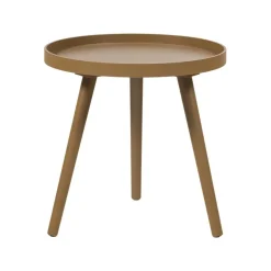 WOOOD Bijzettafels|Sasha Bijzettafel rond Honinggeel 41cm