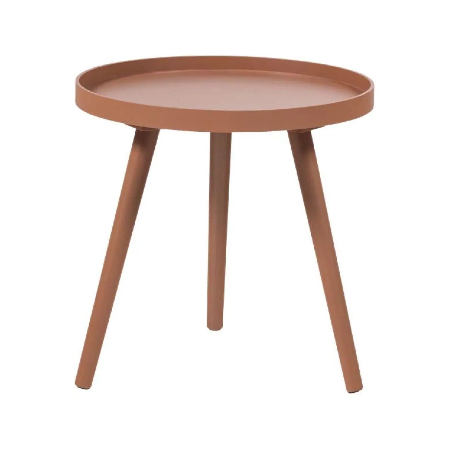 WOOOD Bijzettafels|Sasha Bijzettafel rond Oudroze 41cm