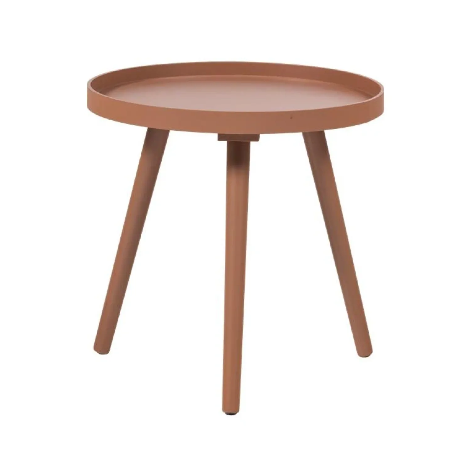 WOOOD Bijzettafels|Sasha Bijzettafel rond Oudroze 41cm