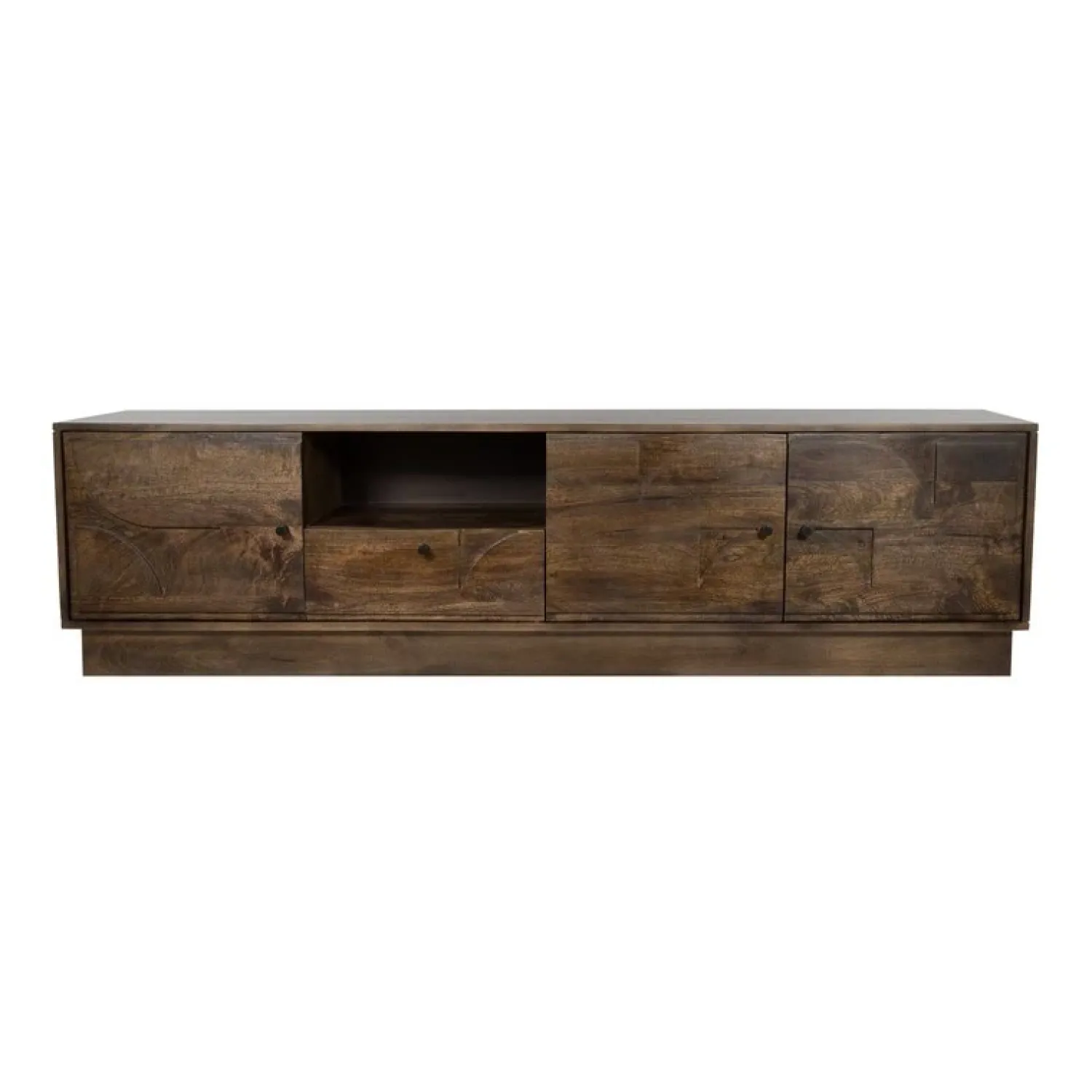 Mysons Industriele Kasten|Tv Meubels|Savanne Tv meubel Mangohout Walnoot 190cm