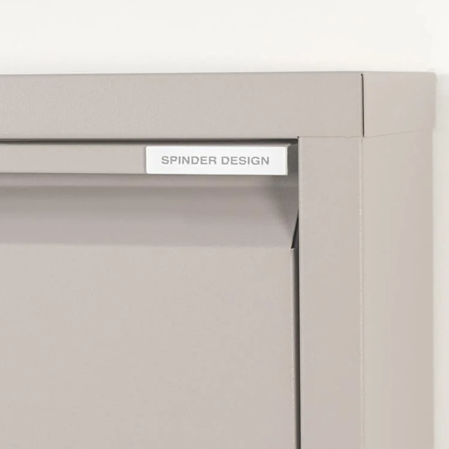 Redin Design Schoenenkasten|Schoenenkasten|Schoenenkast industrieel Pippen (5 lades) – Taupe metaal