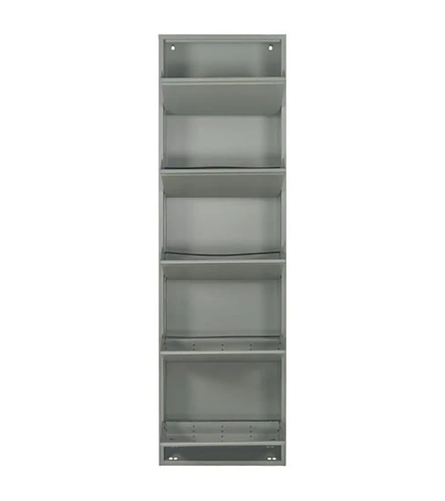 Redin Design Schoenenkasten|Schoenenkasten|Schoenenkast industrieel Pippen (5 lades) – Groen metaal
