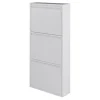 Redin Design Schoenenkasten|Schoenenkasten|Schoenenkast industrieel Pippen (3 lades) – Wit metaal