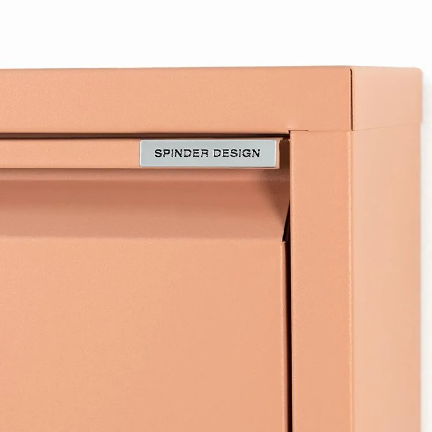 Redin Design Schoenenkasten|Schoenenkasten|Schoenenkast industrieel Pippen (2 lades) – Terracotta metaal