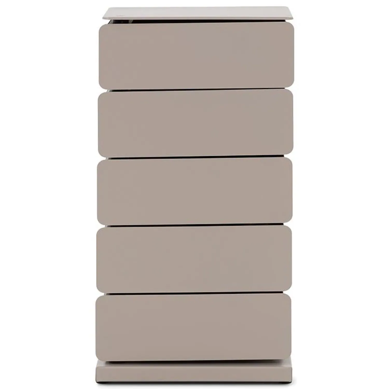 Redin Design Schoenenkasten|Schoenenkasten|Schoenenkast industrieel Rodman (5 lades) – Taupe metaal