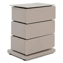 Redin Design Schoenenkasten|Schoenenkasten|Schoenenkast industrieel Rodman (3 lades) – Taupe metaal