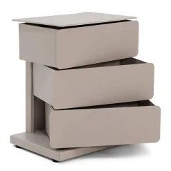 Redin Design Schoenenkasten|Schoenenkasten|Schoenenkast industrieel Rodman (3 lades) – Taupe metaal