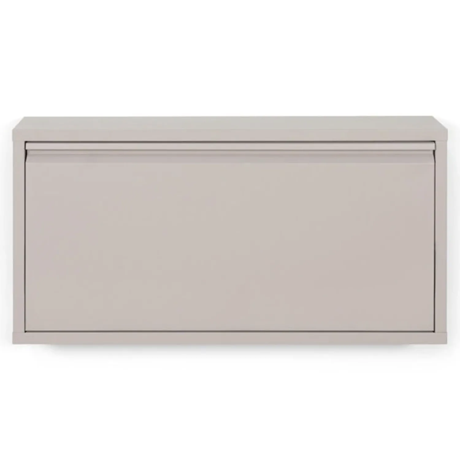 Redin Design Schoenenkasten|Schoenenkasten|Schoenenkastje industrieel Pippen (1 lade) – Taupe metaal