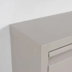 Redin Design Schoenenkasten|Schoenenkasten|Schoenenkastje industrieel Pippen (1 lade) – Taupe metaal