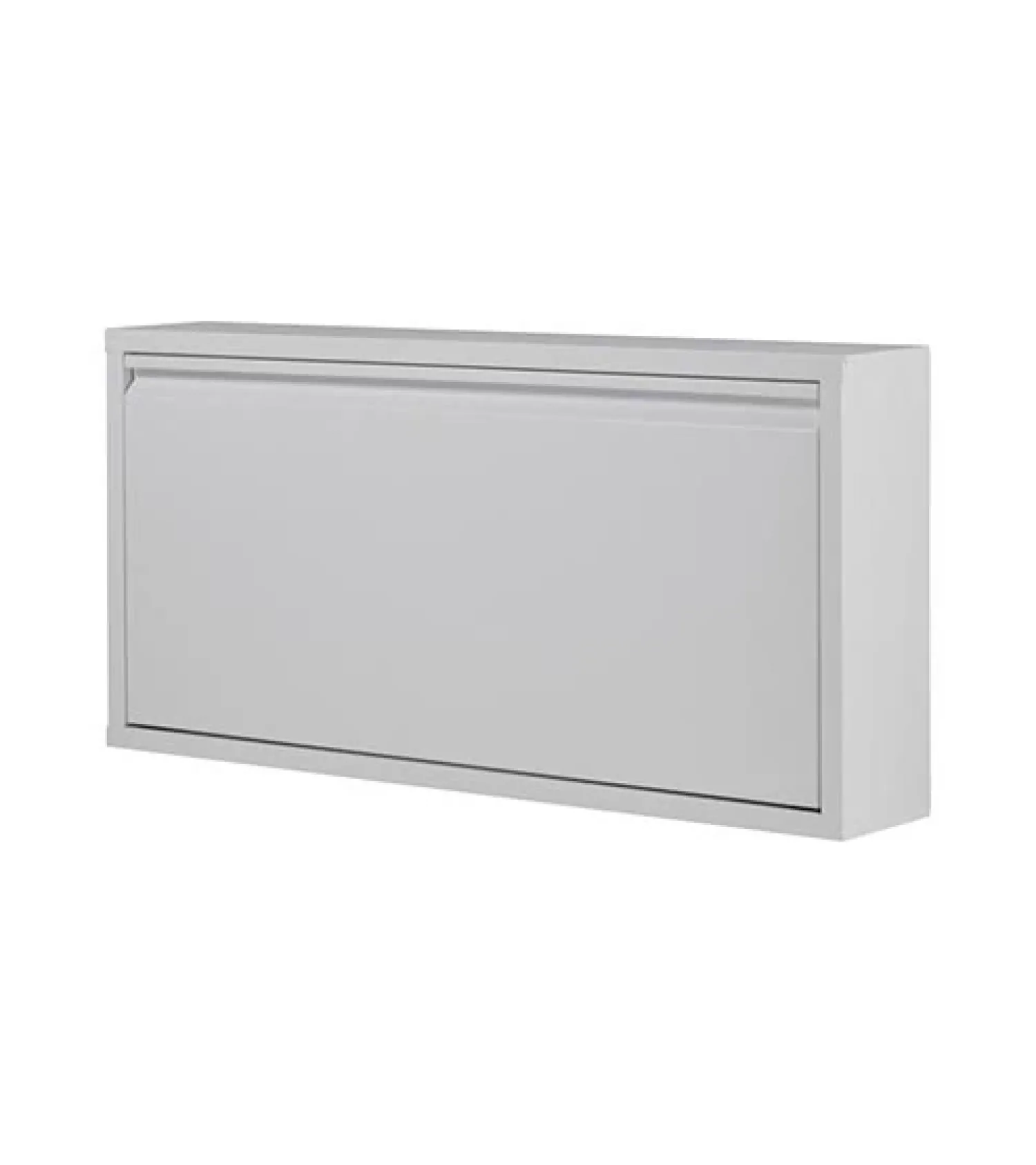 Redin Design Schoenenkasten|Schoenenkasten|Schoenenkastje industrieel Pippen (1 lade) – Wit metaal