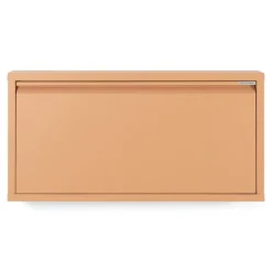 Redin Design Schoenenkasten|Schoenenkasten|Schoenenkastje industrieel Pippen (1 lade) – Terracotta metaal