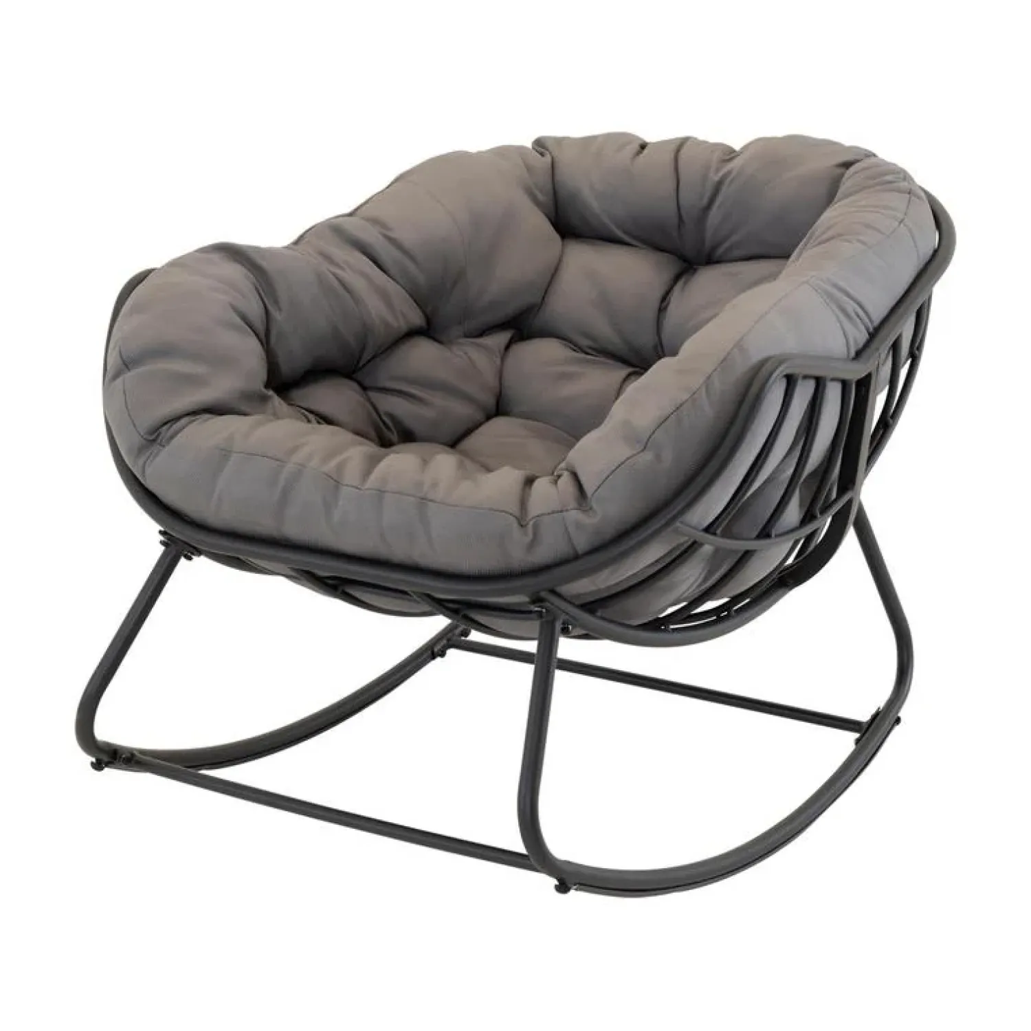 Lesli Living Tuinstoelen|Schommelstoel Cozy Stone