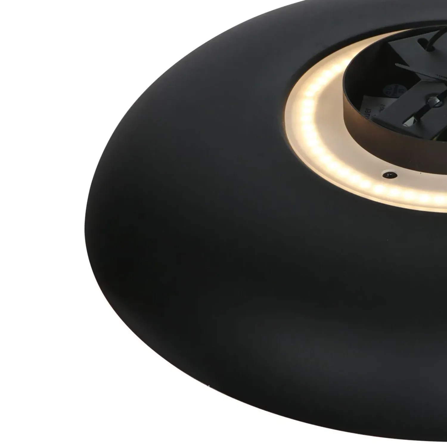 Steinmex Plafondlampen|Sean 2-lichts Plafondlamp Zwart|Goud Metaal