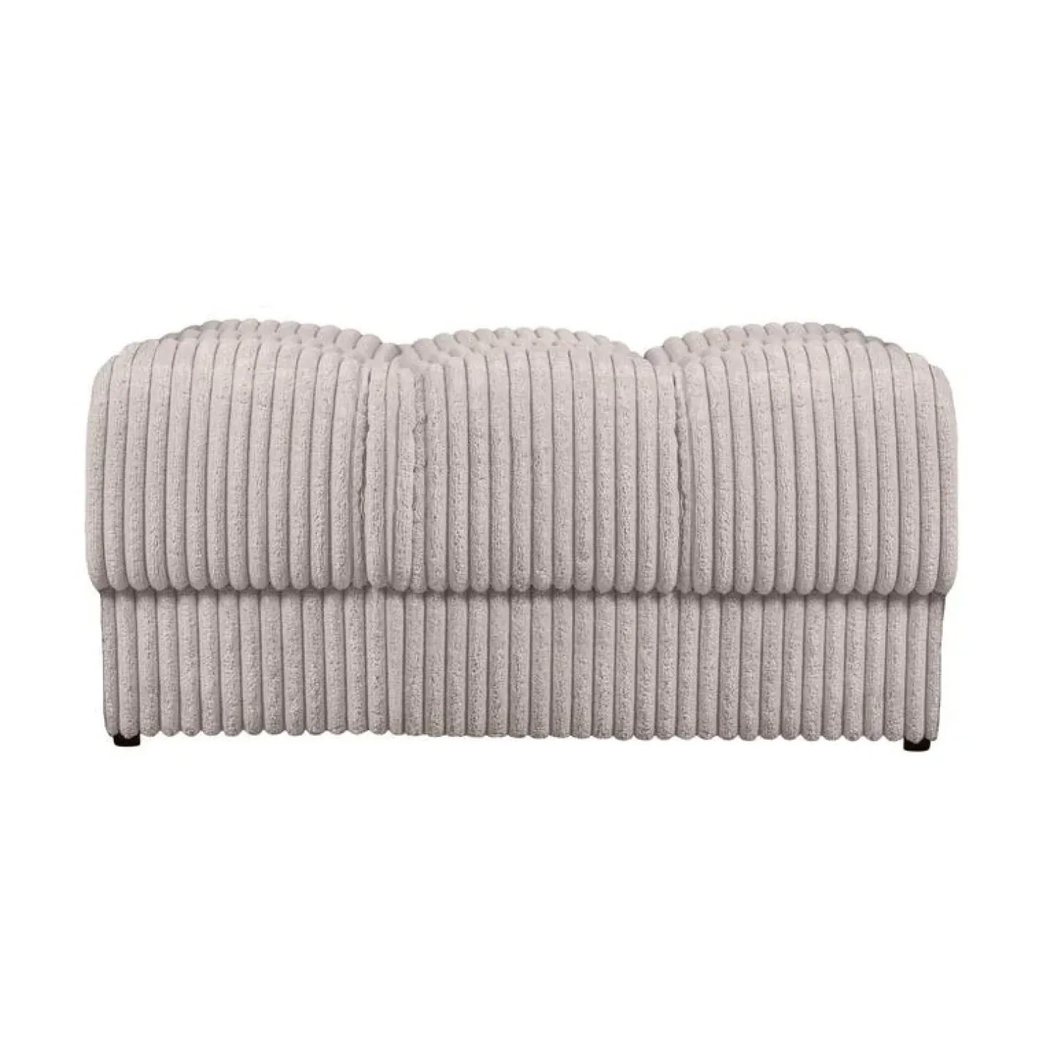 WOOOD Hockers|Second Date Hocker Ribstof Naturel 82cm