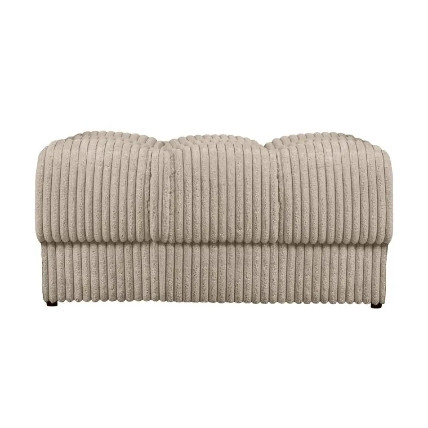 WOOOD Hockers|Second Date Hocker Ribstof Travertin 82cm