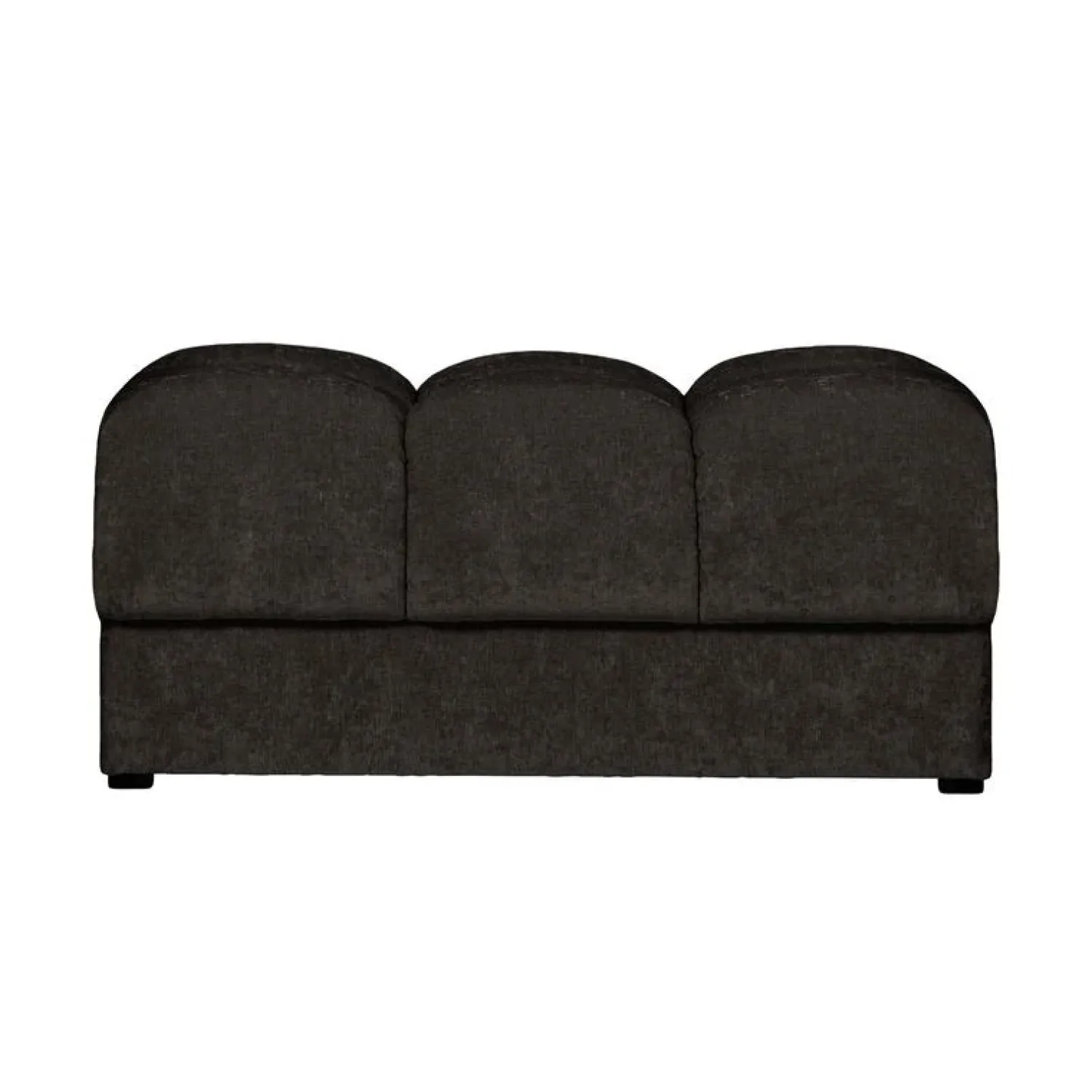 WOOOD Hockers|Second Date Hocker Velvet Antraciet 82cm