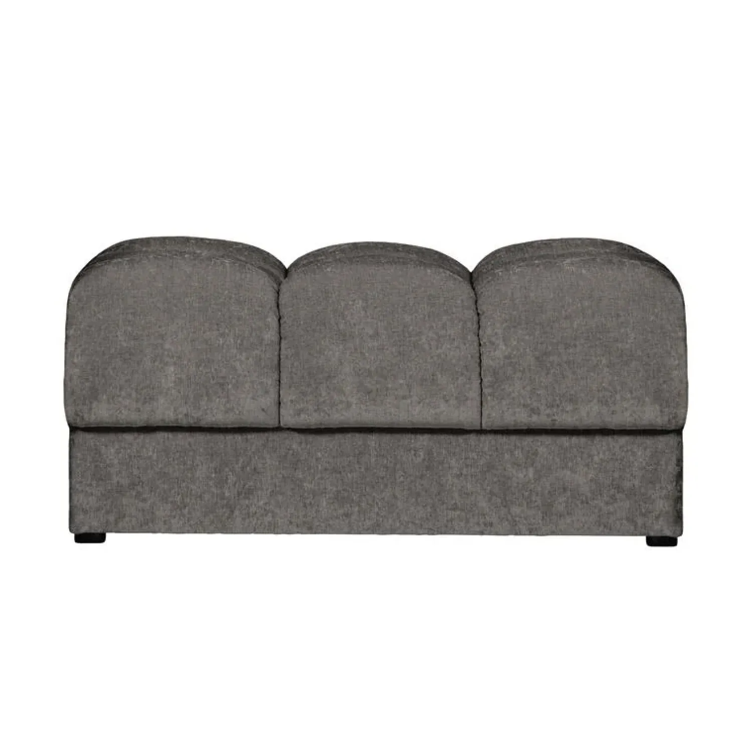 WOOOD Hockers|Second Date Hocker Velvet Grijs 82cm